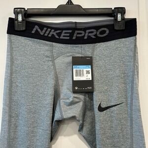 Nike Pro‎ Men's Training Compression Tights Leggings Gray Size Medium